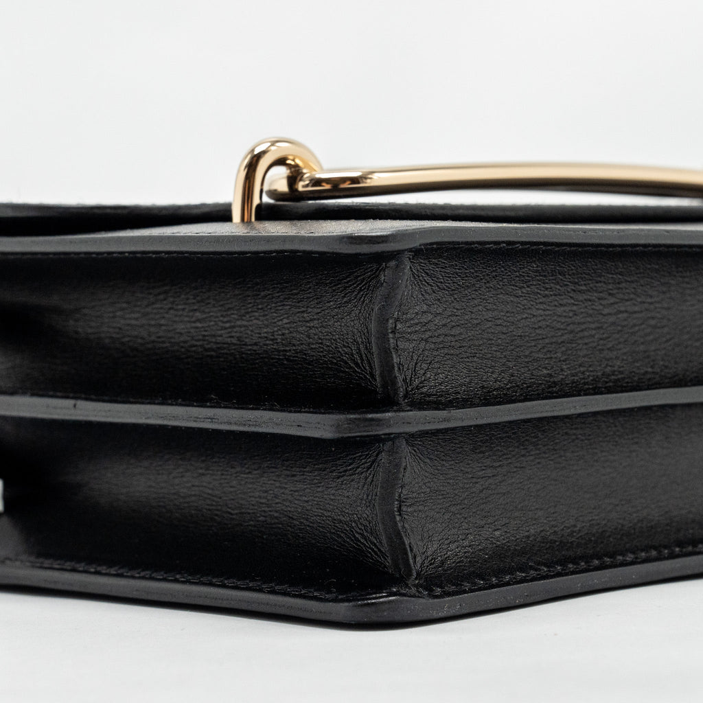 HERMES MINI ROULIS EVERGRAIN BLACK LGHW