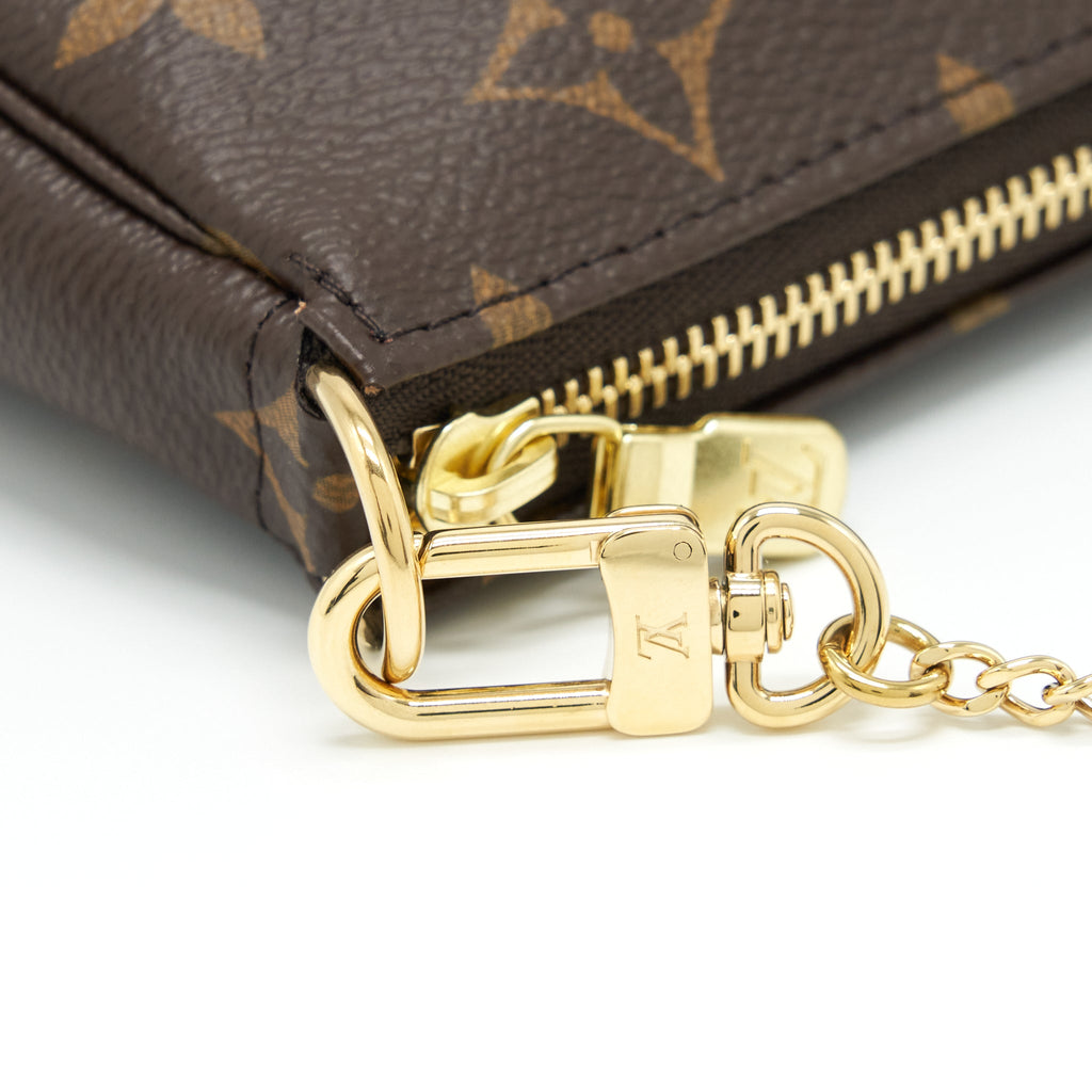 LOUIS VUITTON MINI POCHETTE MONOGRAM CANVAS GHW