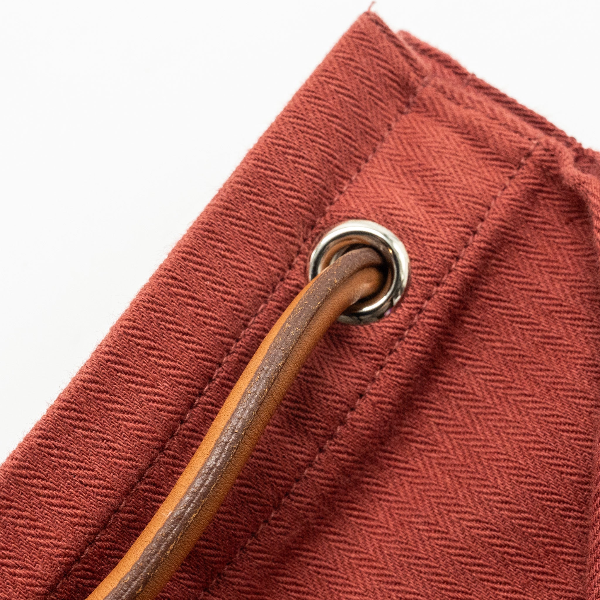 HERMES ALINE GROOMING BAG CANVAS ROUGH/GOLD SHW