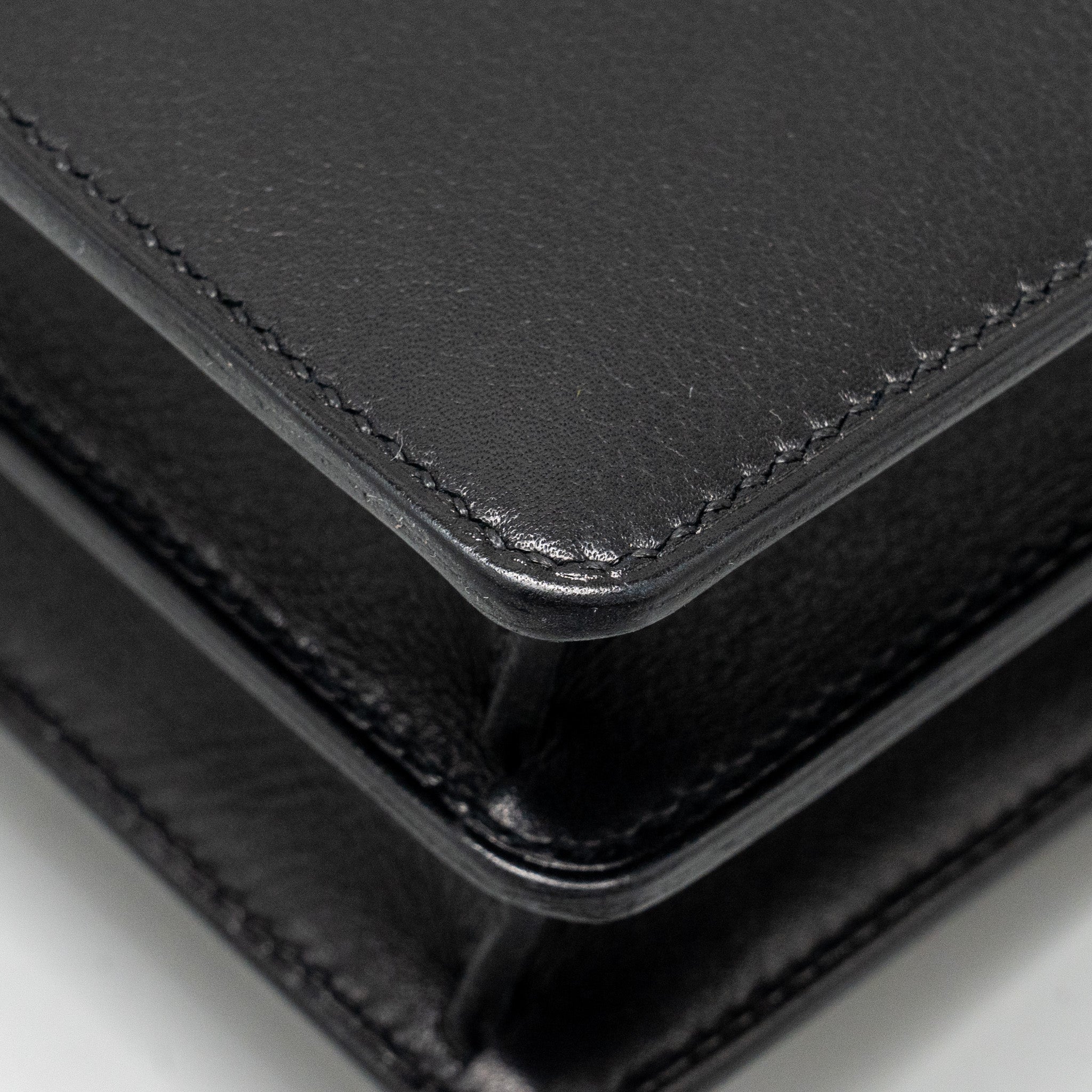HERMES MINI ROULIS EVERGRAIN BLACK LGHW