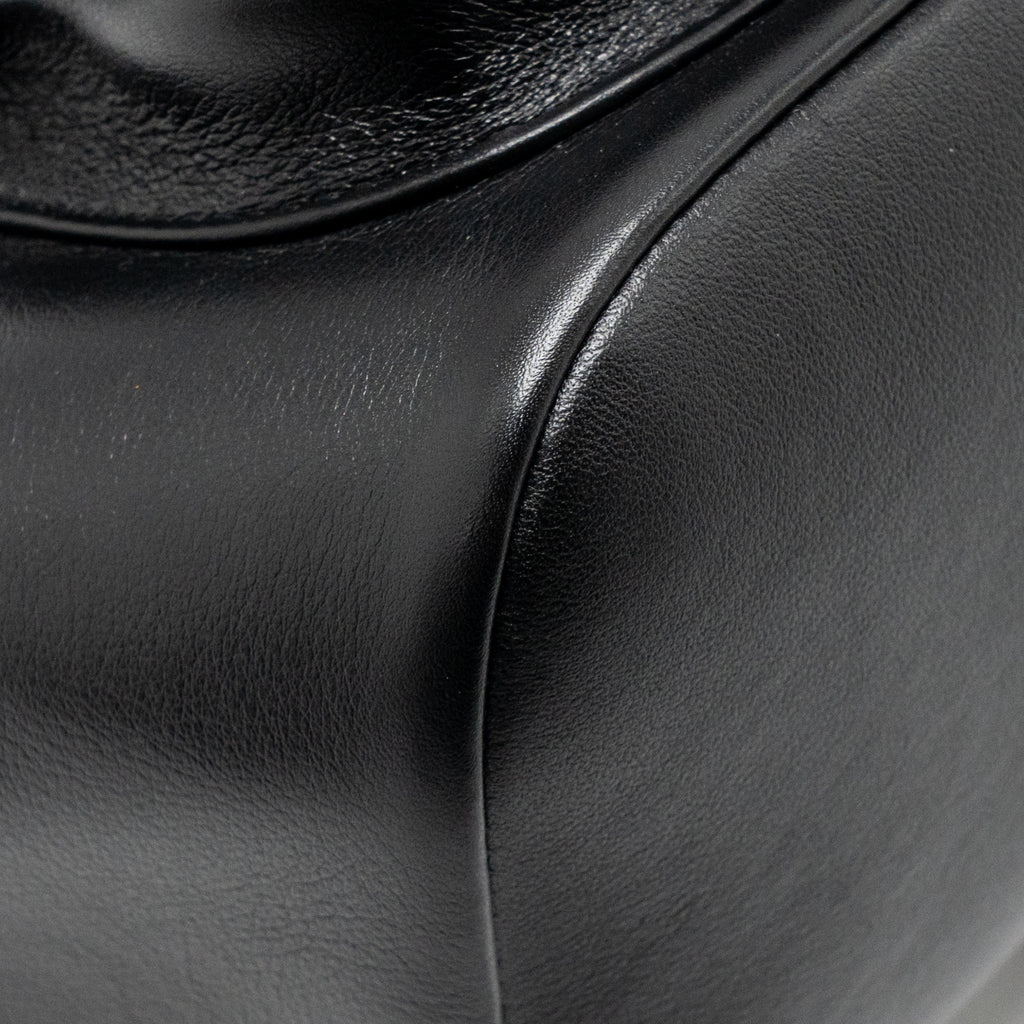 CHANEL MINI DUMA BACKPACK CALFSKIN BLACK LGHW (MICROCHIP)