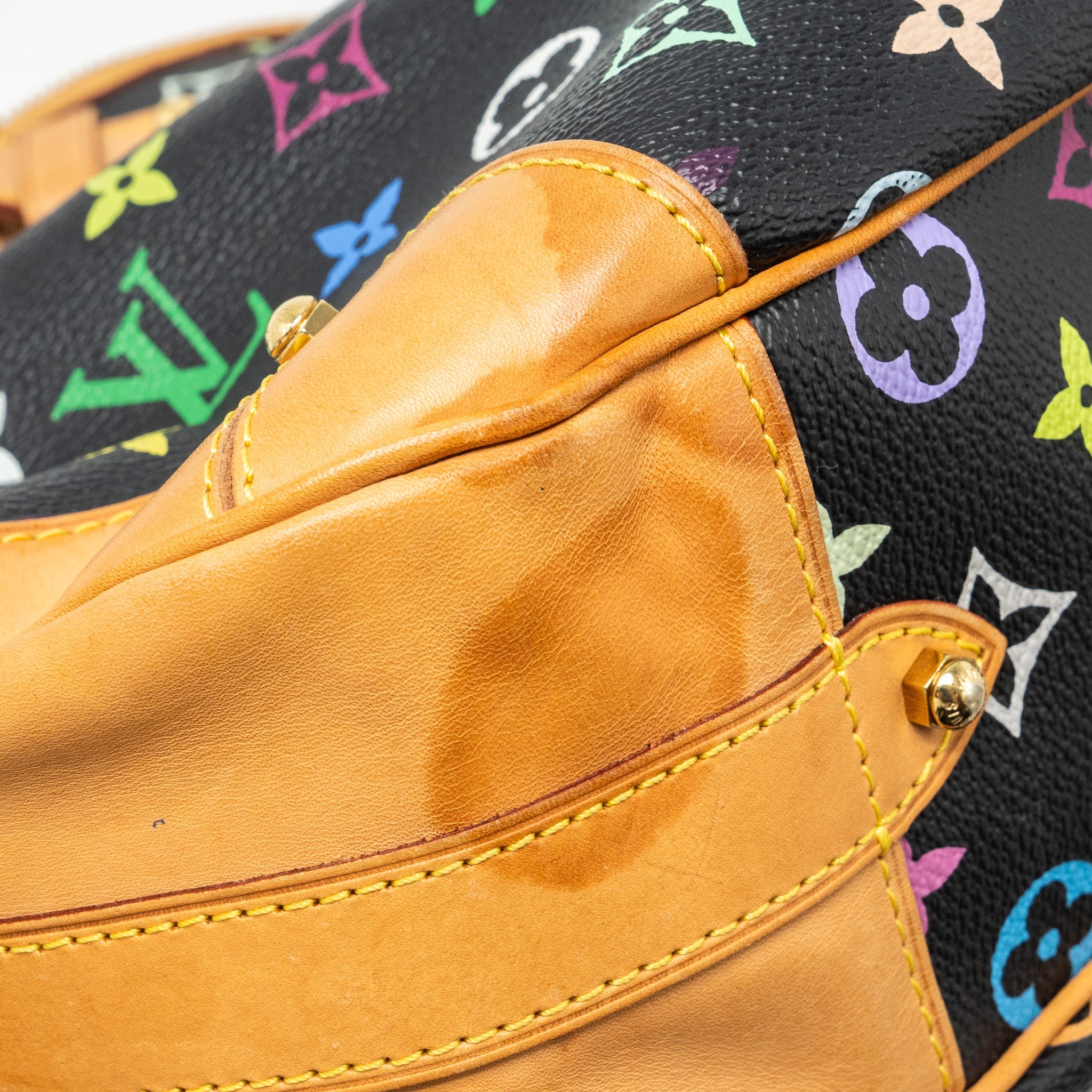 LOUIS VUITTON GRETA BAG MONOGRAM MULTICOLOR BLACK GHW