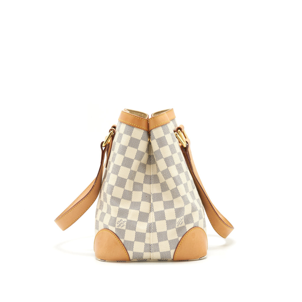 LOUIS VUITTON HAMPSTEAD PM DAMIER AZUR CANVAS GHW