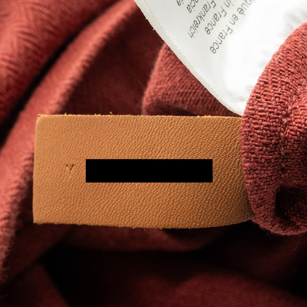 HERMES ALINE GROOMING BAG CANVAS ROUGH/GOLD SHW