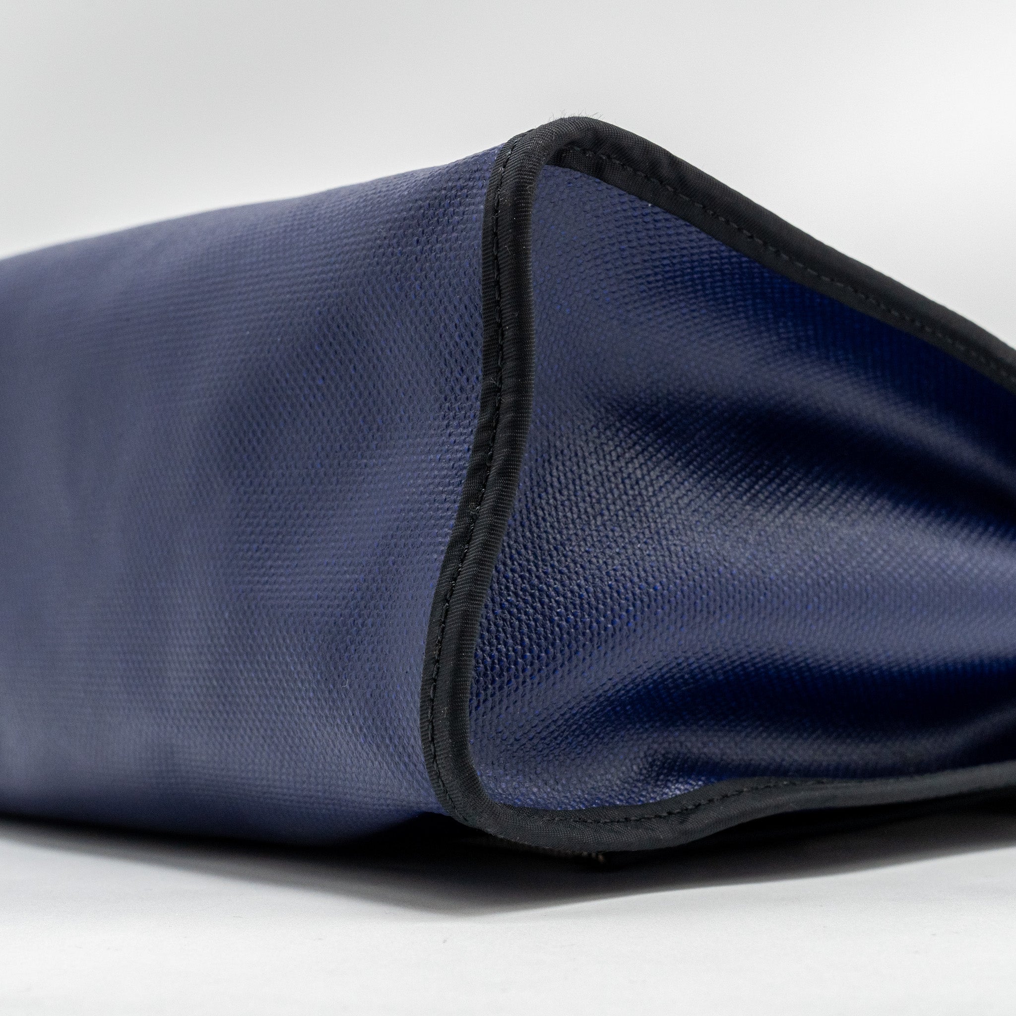 HERMES HERBAG 31 ZIP BAG TOLIE H BERLINE CANVAS/VACHE HUNTER BLUE ENCRE/BLACK SHW