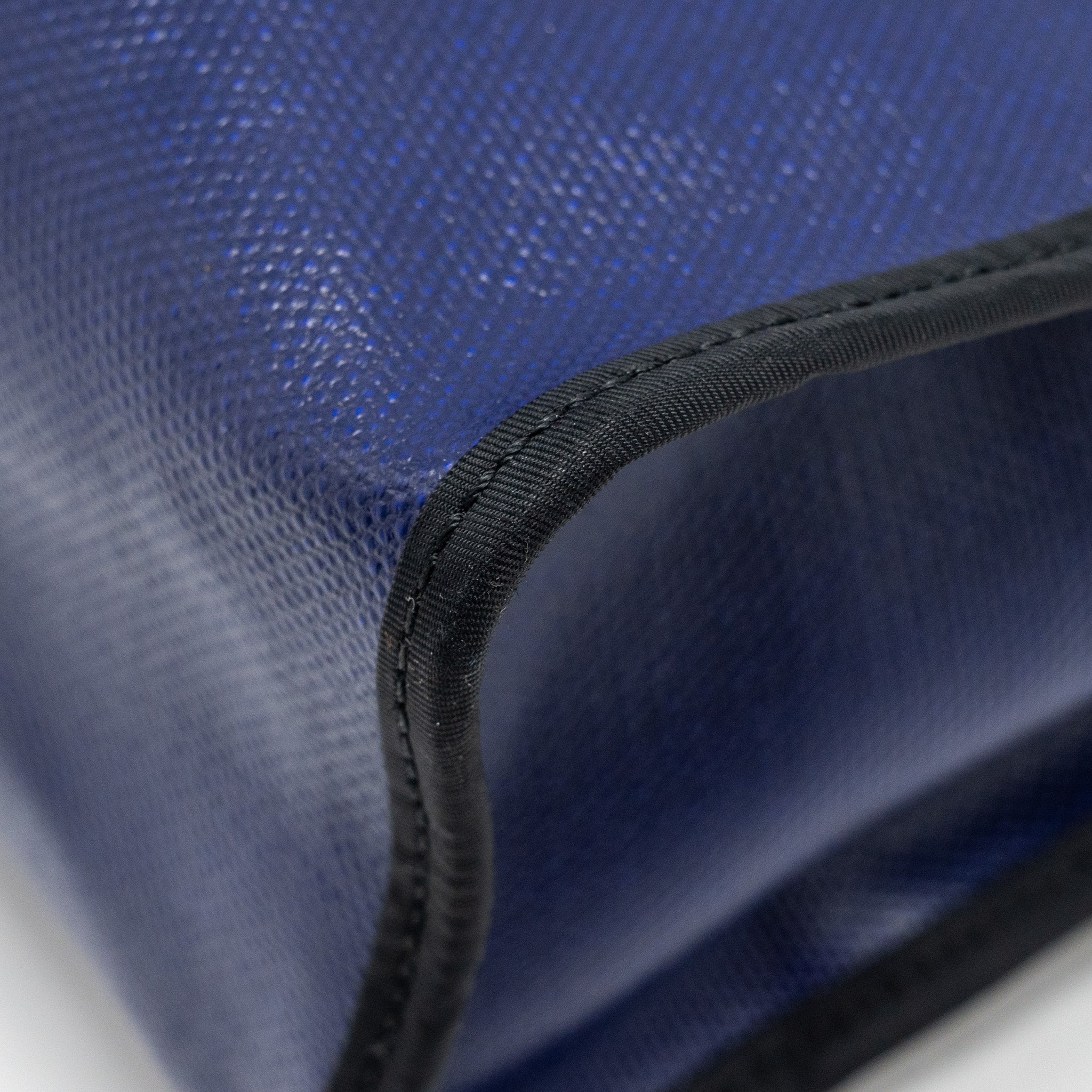 HERMES HERBAG 31 ZIP BAG TOLIE H BERLINE CANVAS/VACHE HUNTER BLUE ENCRE/BLACK SHW