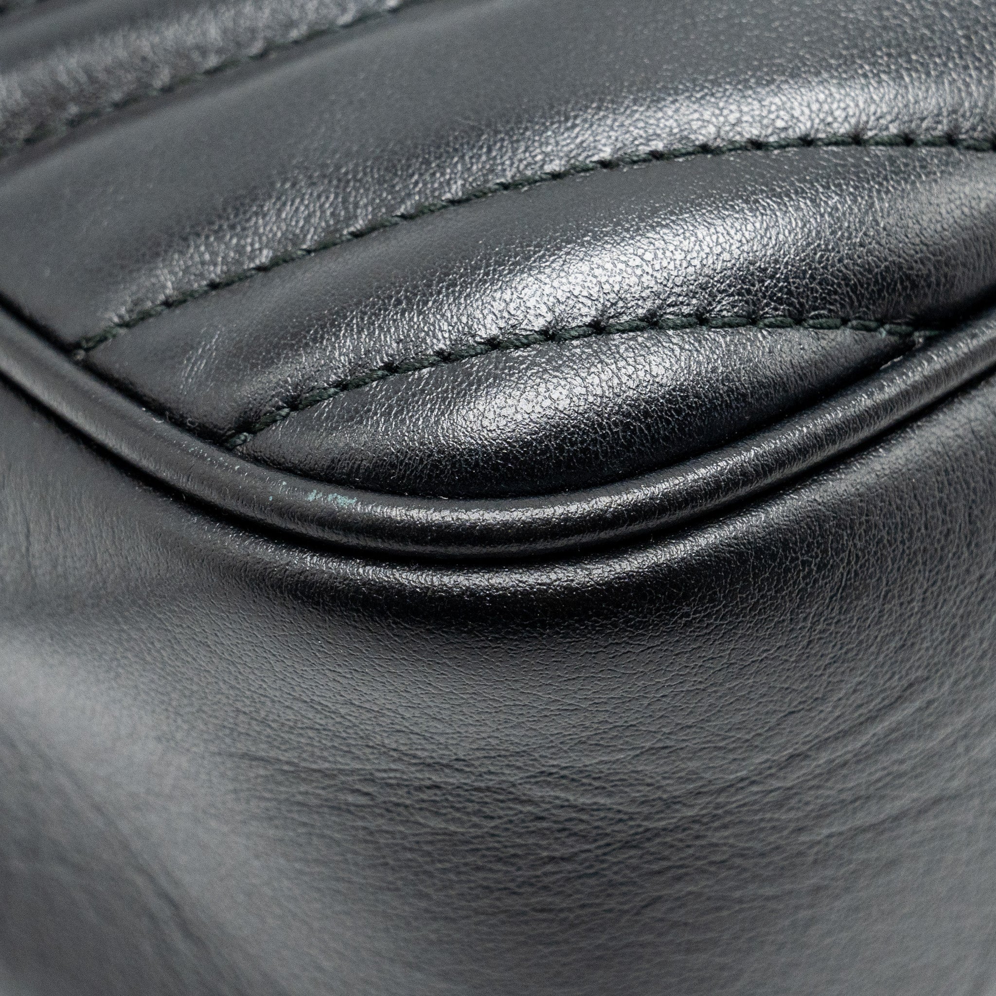 GUCCI MARMONT CAMERA BAG CALFSKIN BLACK GHW