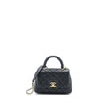 CHANEL MINI COCO HANDLE CAVIAR BLACK LGHW