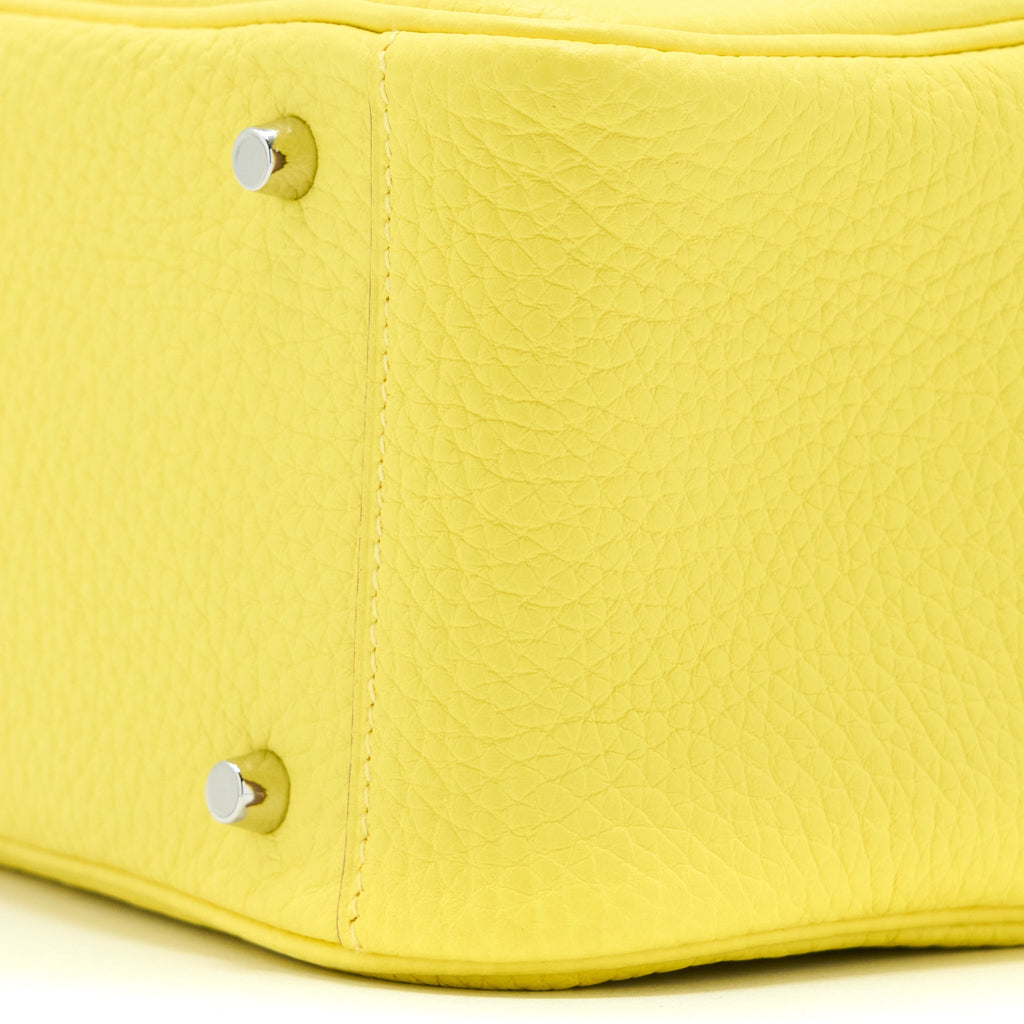 HERMES MINI LINDY CLEMENCE 9R LIME SHW