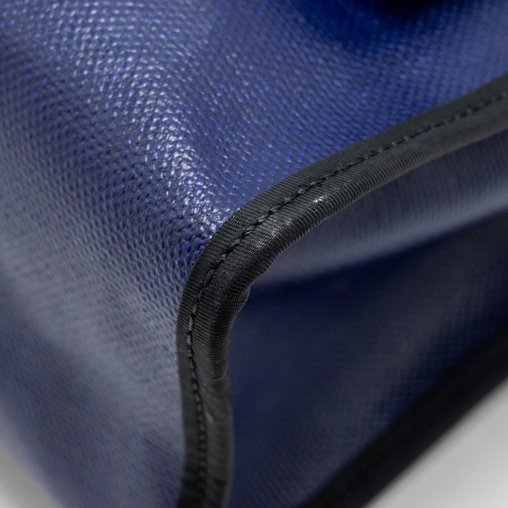 HERMES HERBAG 31 ZIP BAG TOLIE H BERLINE CANVAS/VACHE HUNTER BLUE ENCRE/BLACK SHW