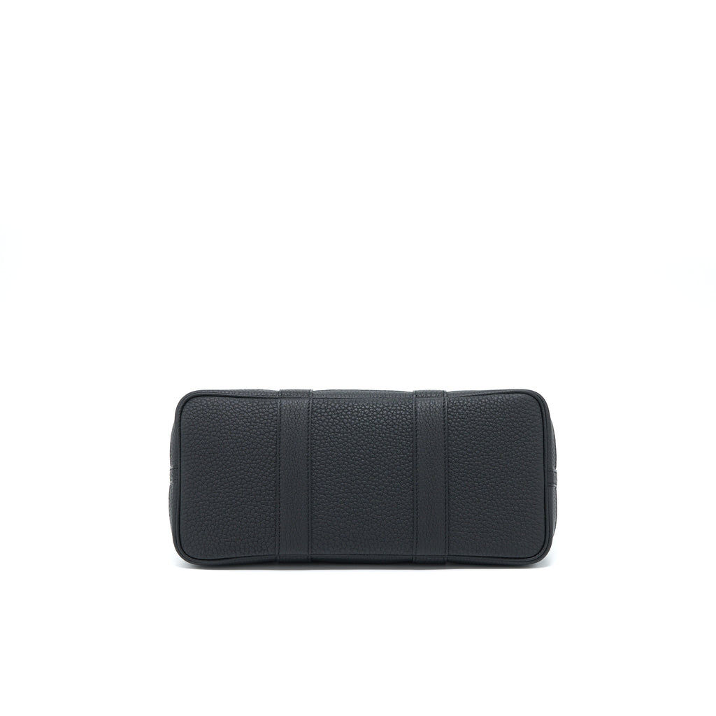 HERMES GARDEN PARTY 30 CANVAS/LEATHER BLACK SHW