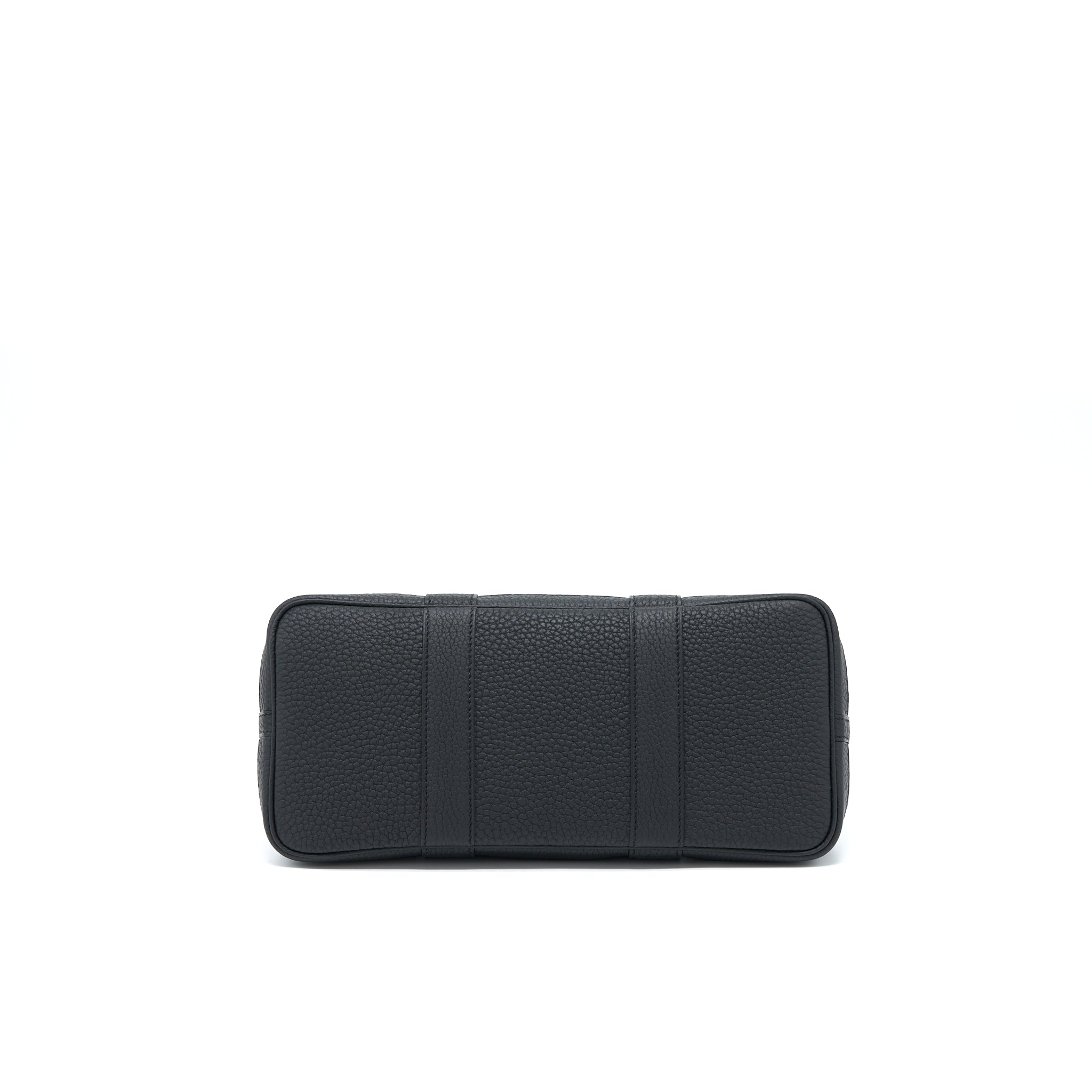 HERMES GARDEN PARTY 30 CANVAS/LEATHER BLACK SHW