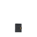 HERMES BEARN WALLET SHINY ALLIGATOR BLACK GHW