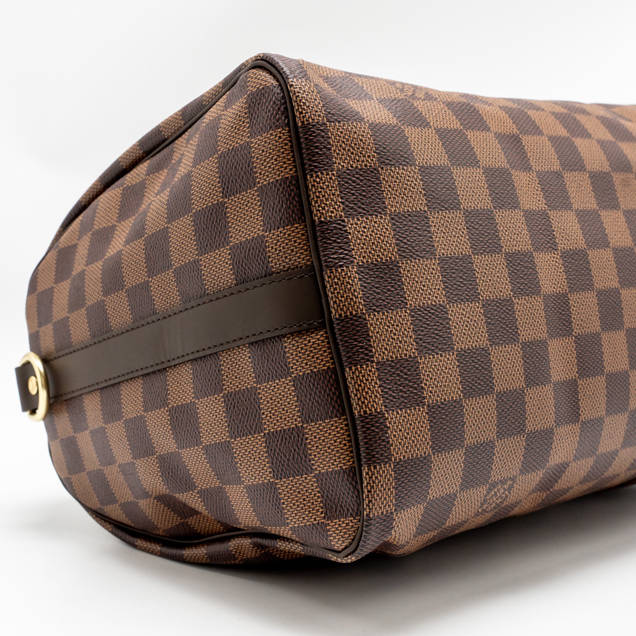 LOUIS VUITTON SPEEDY BANDOULIERE 30 DAMIER EBENE CANVAS GHW
