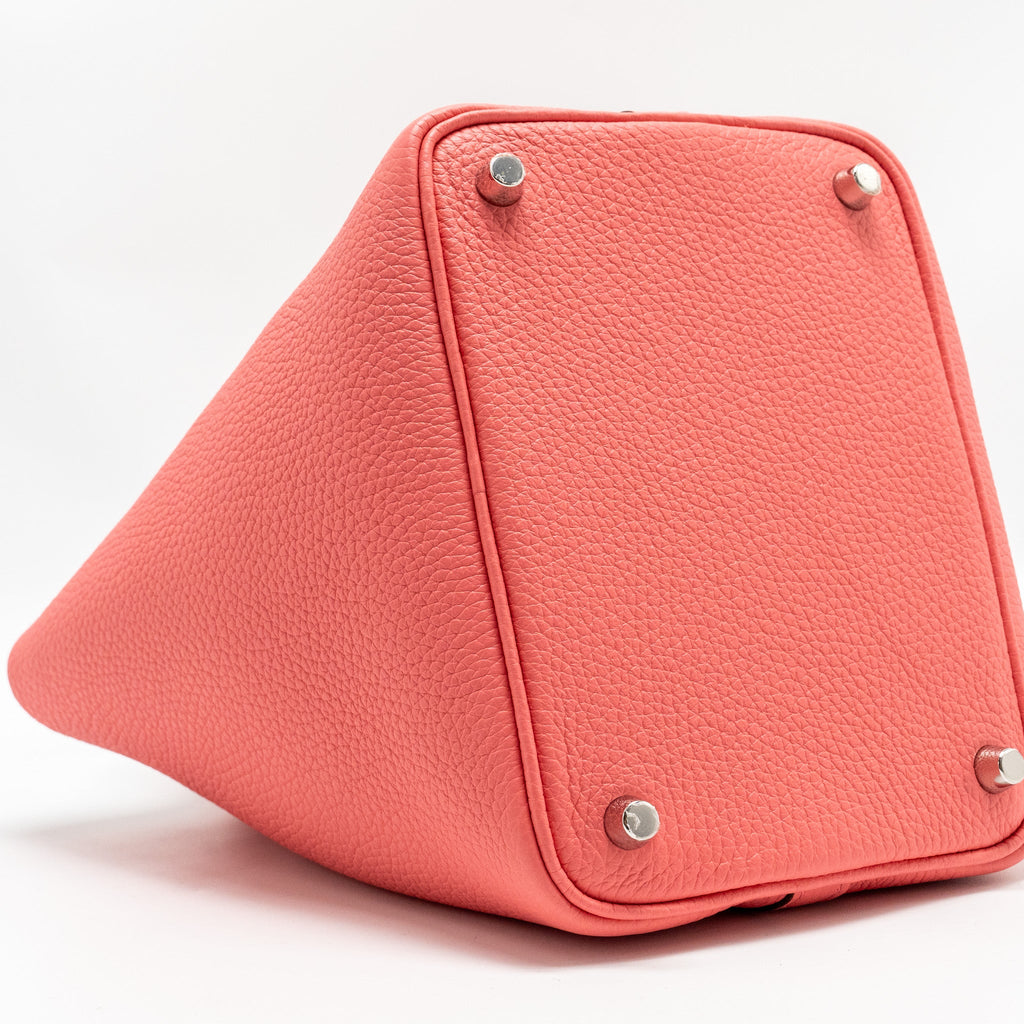 HERMES PICOTIN 18 LOCK BAG CLEMENCE 8W ROSE AZALEE SHW