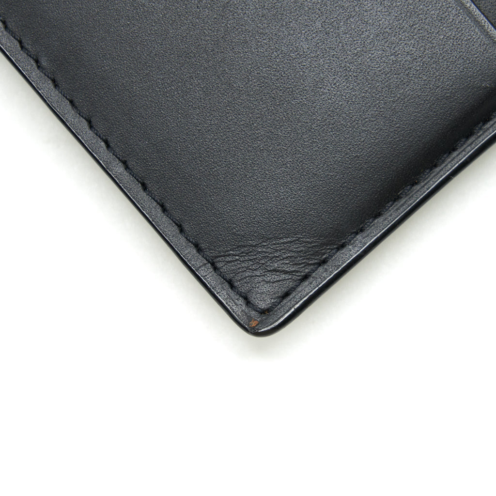 GOYARD RICHELIEU WALLET GOYARDINE IN BLACK CANVAS