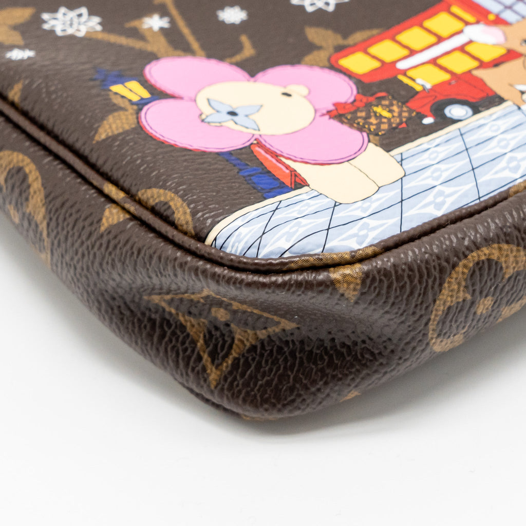 LOUIS VUITTON MINI POCHETTE ACCESSORIES VIVIENNE HOLIDAY LIMITED MONOGRAM CANVAS GHW