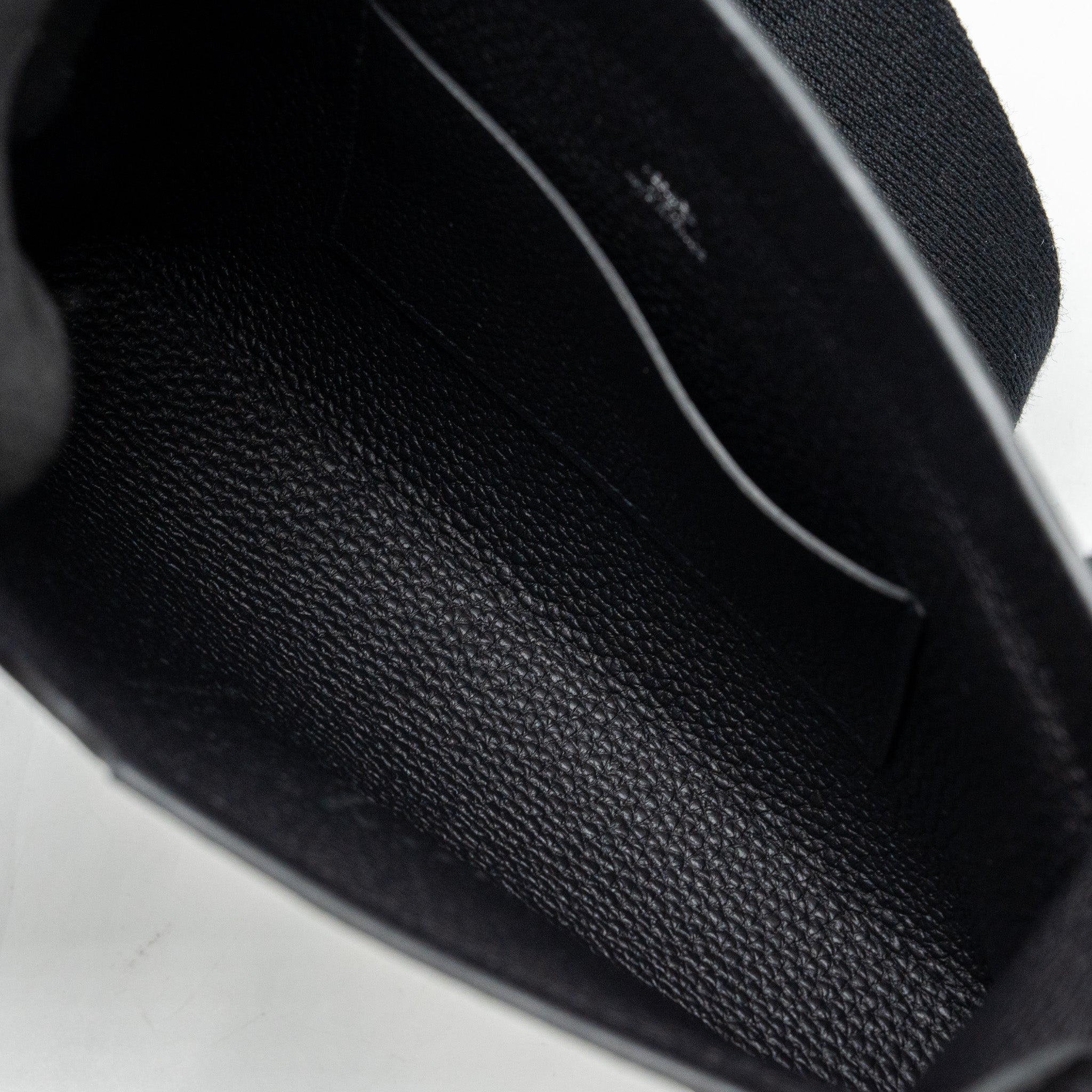 HERMES VIDEPOCHES TOGO BLACK SHW