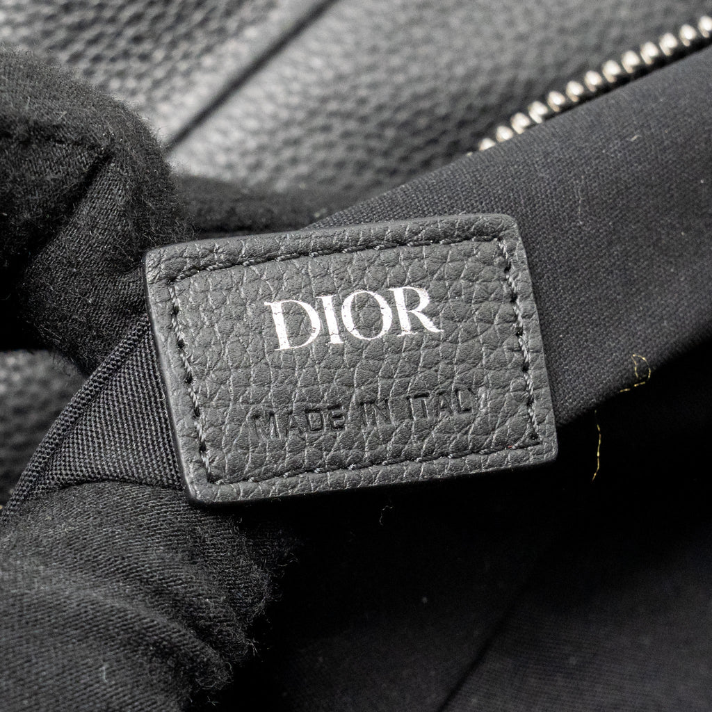 DIOR HOMME SADDLE BAG CALFSKIN BLACK SHW