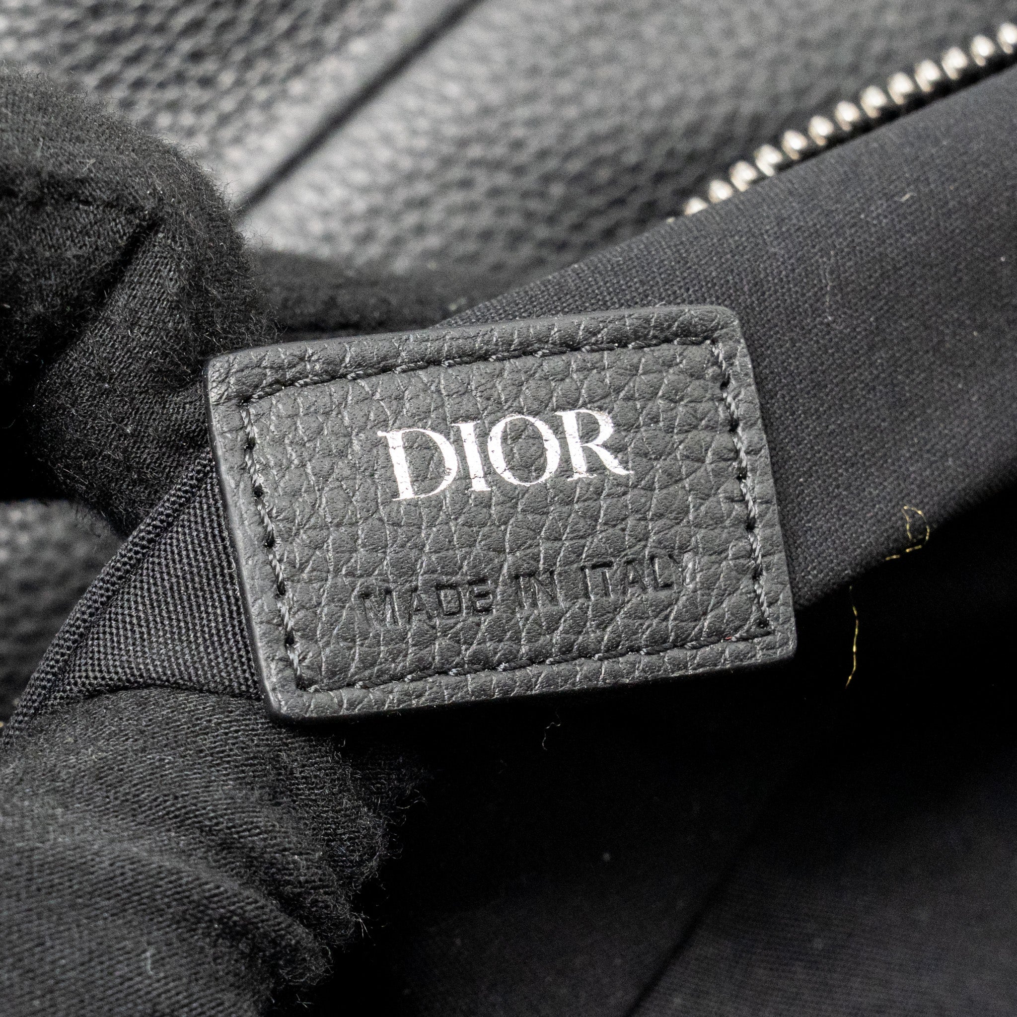 DIOR HOMME SADDLE BAG CALFSKIN BLACK SHW