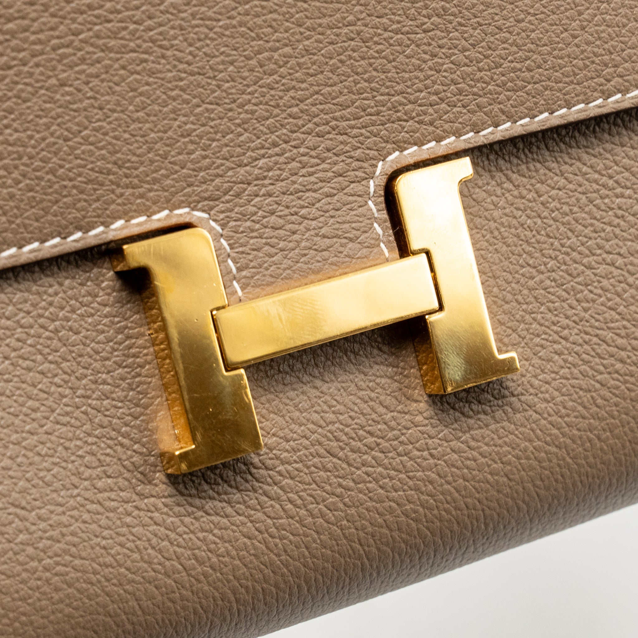 HERMES CONSTANCE TO GO EVERCOLOR ETOUPE GHW