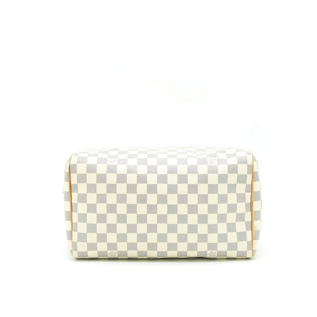 LOUIS VUITTON SPEEDY 30 DAMIER AZUR CANVAS GHW