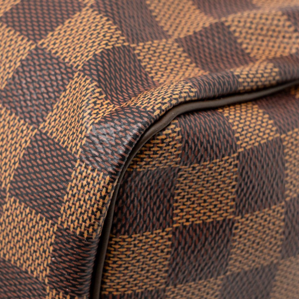 LOUIS VUITTON SPEEDY BANDOULIERE 30 DAMIER EBENE CANVAS GHW