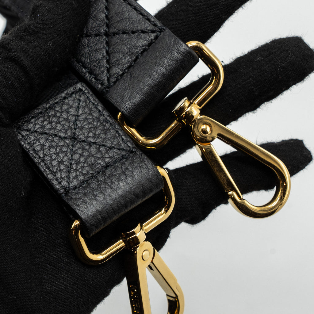 FENDI REGULAR BAGUETTE NYLON BLACK GHW