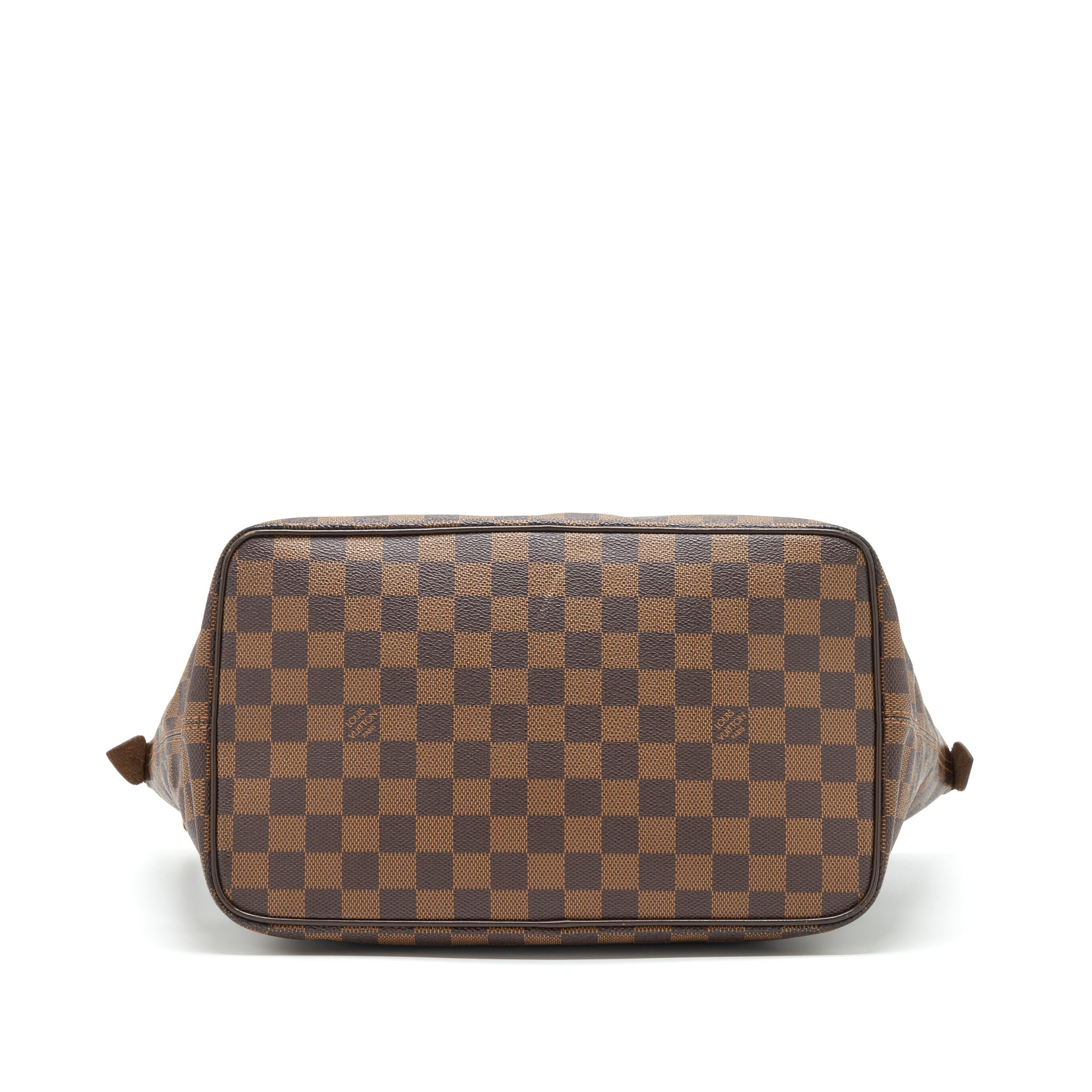 LOUIS VUITTON SALEYA TOTE BAG DAMIER EBENE CANVAS GHW