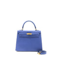 HERMES KELLY 25 EPSOM BLUE AGATE GHW