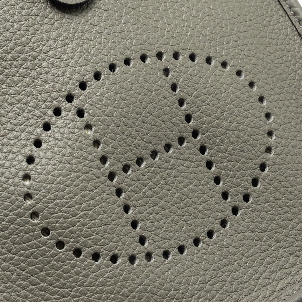 HERMES MINI EVELYNE CLEMENCE GRIS MEYER GHW