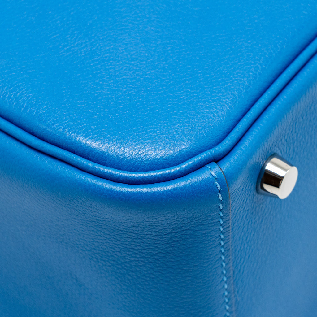 HERMES LINDY 26 EVERCOLOR BLUE ZANZIBAR SHW
