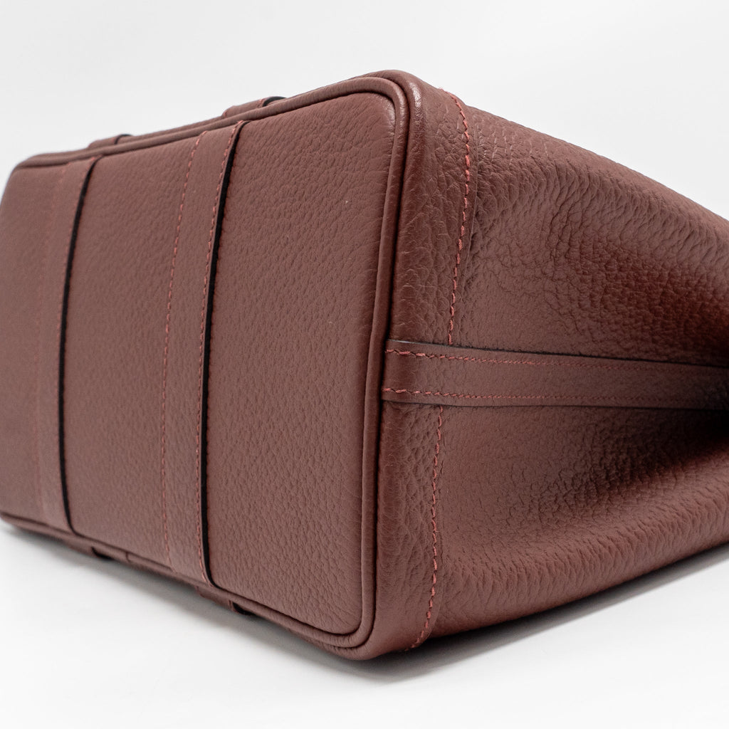 HERMES GARDEN PARTY 30 COUNTRY LEATHER ROUGE H SHW