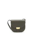 CELINE SMALL TROTTEUR BAG GRAINED CALFSKIN OLIVE GREEN GHW