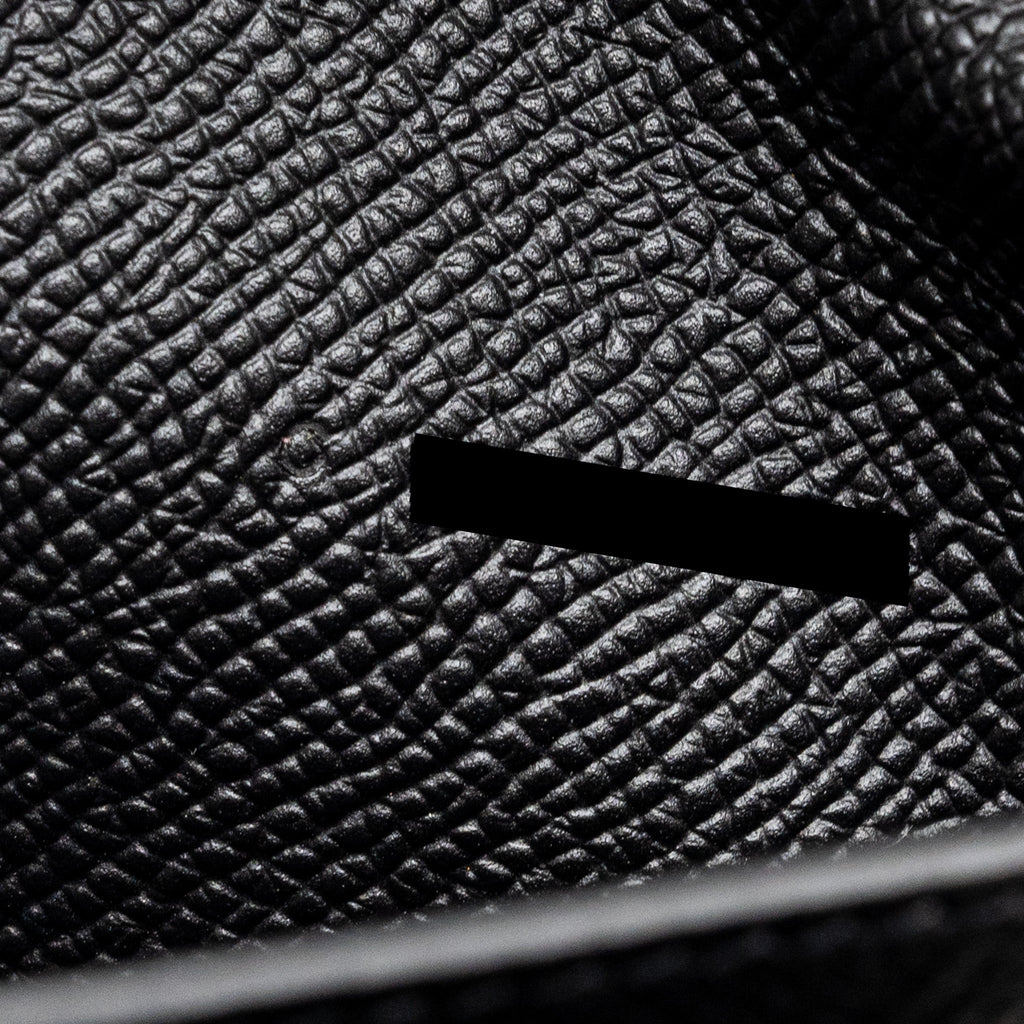 HERMES CLIC 12 WALLET EPSOM BLACK SHW
