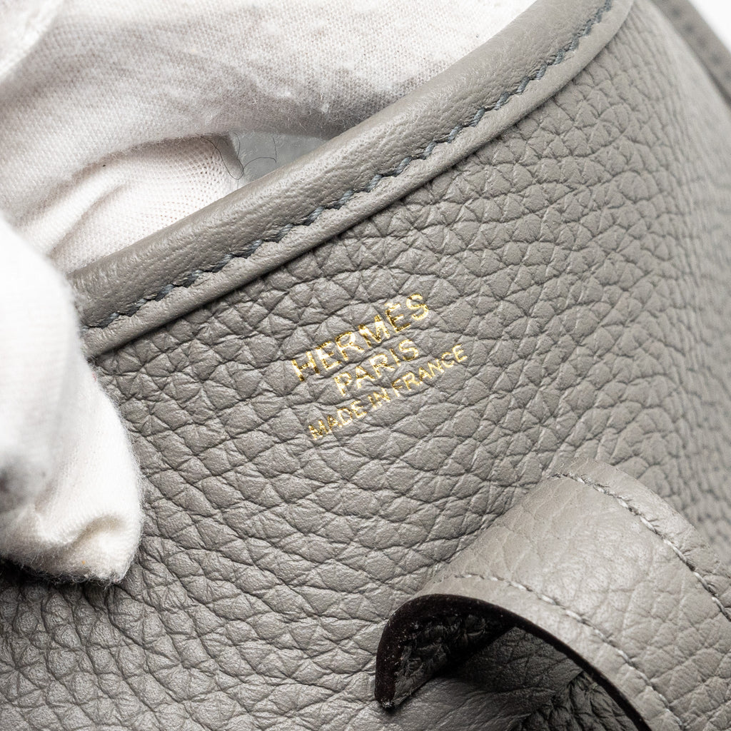 HERMES EVELYN 29 CLEMENCE GRIS MEYER GHW