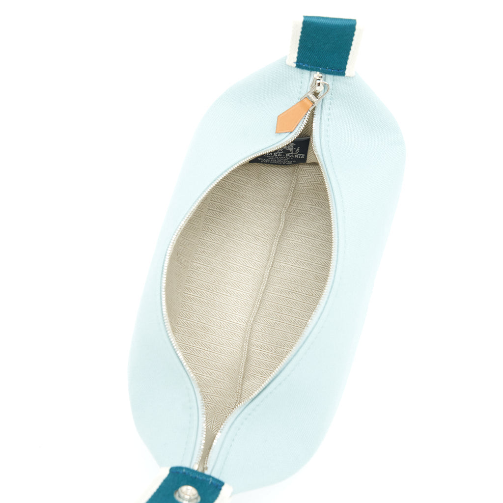 HERMES TROUSSE DE TOILETTE BRAD A BRAC PM EUCALYPTUS SHW