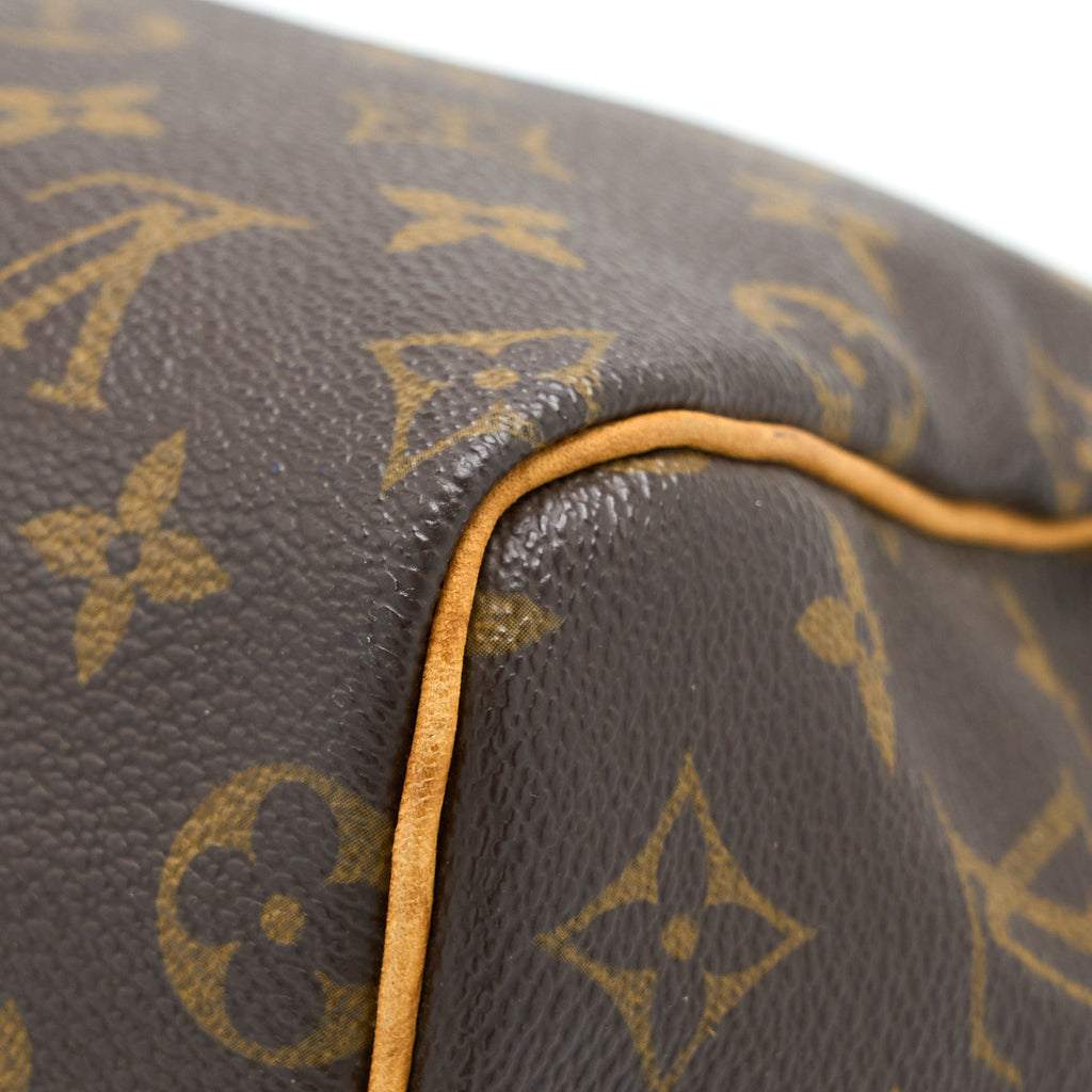 LOUIS VUITTON VINTAGE SPEEDY 25 MONOGRAM CANVAS GHW