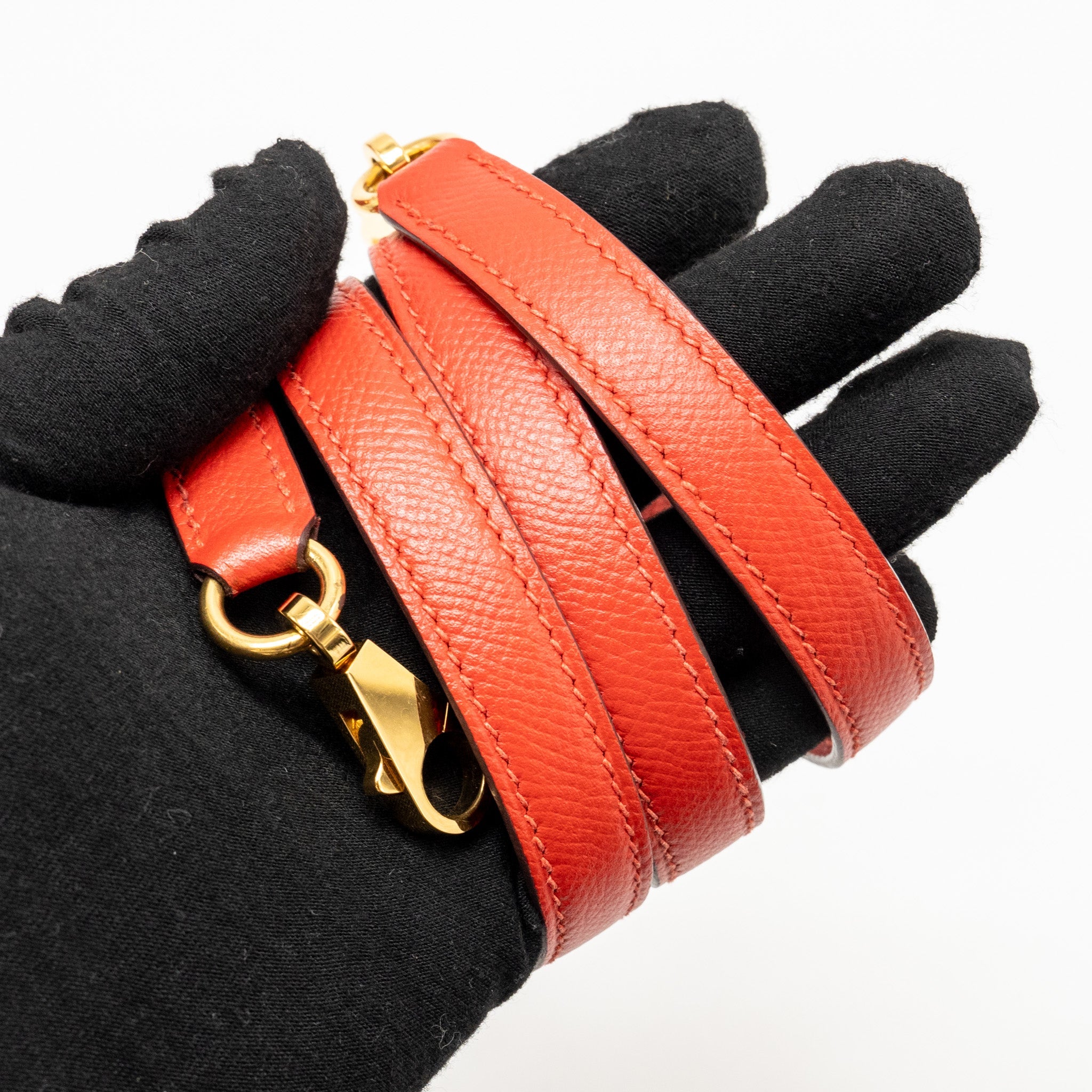 HERMES KELLY 28 EPSOM ROUGE PIVOINE GHW