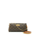 LOUIS VUITTON EVA POCHETTE BAG MONOGRAM CANVAS GHW