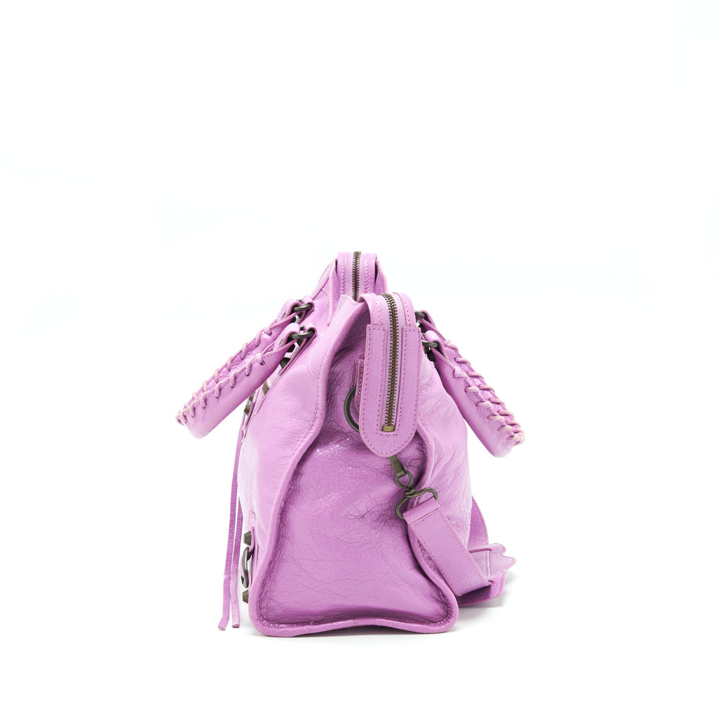 BALENCIAGA CLASSIC CITY BAG PURPLE