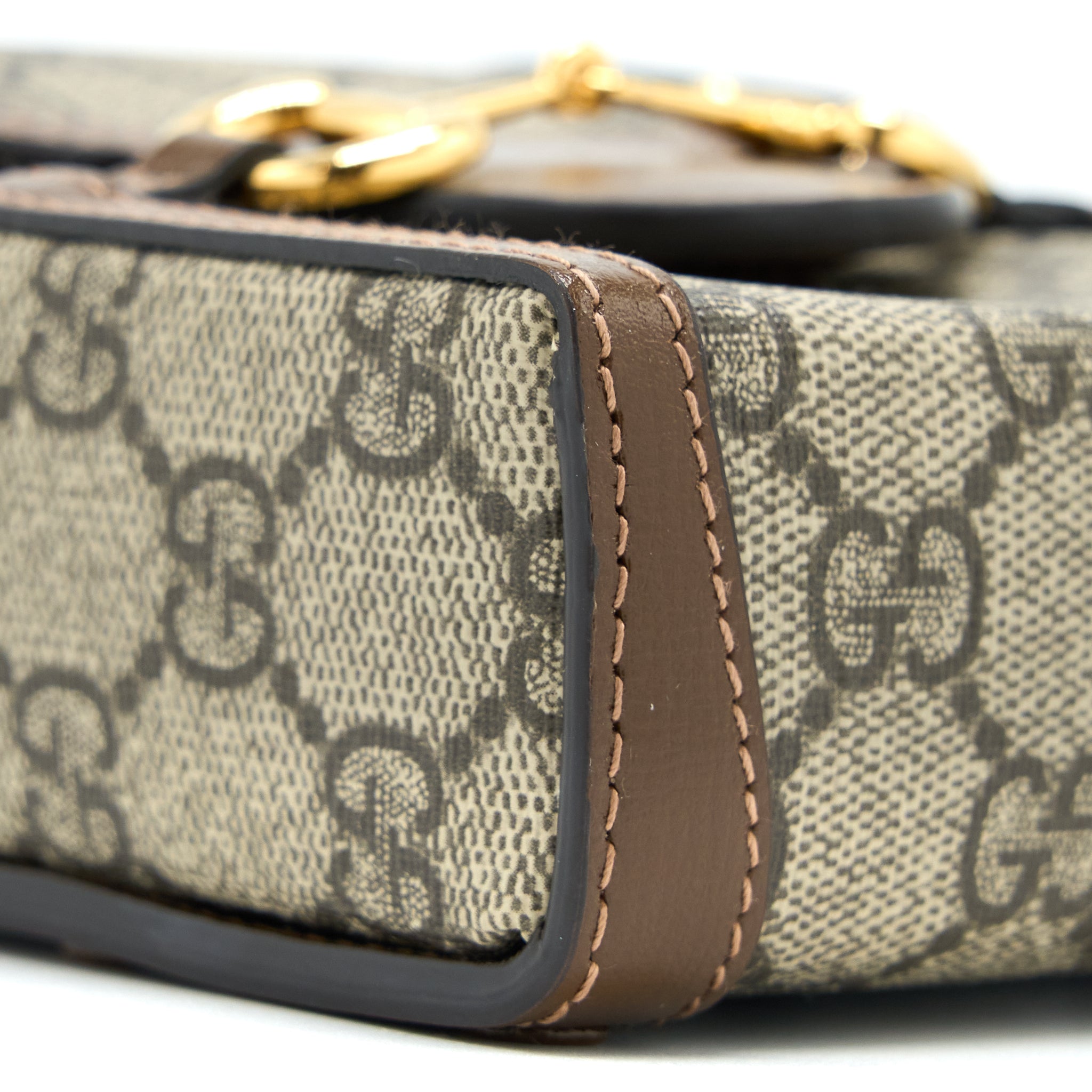 GUCCI HORSEBIT 1955 MINI BAG GG SUPREME GHW