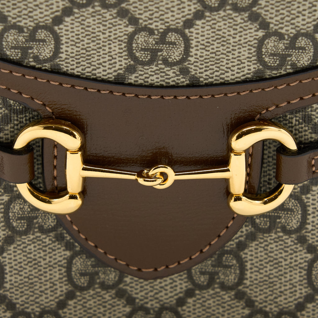 GUCCI HORSEBIT 1955 MINI BAG GG SUPREME GHW