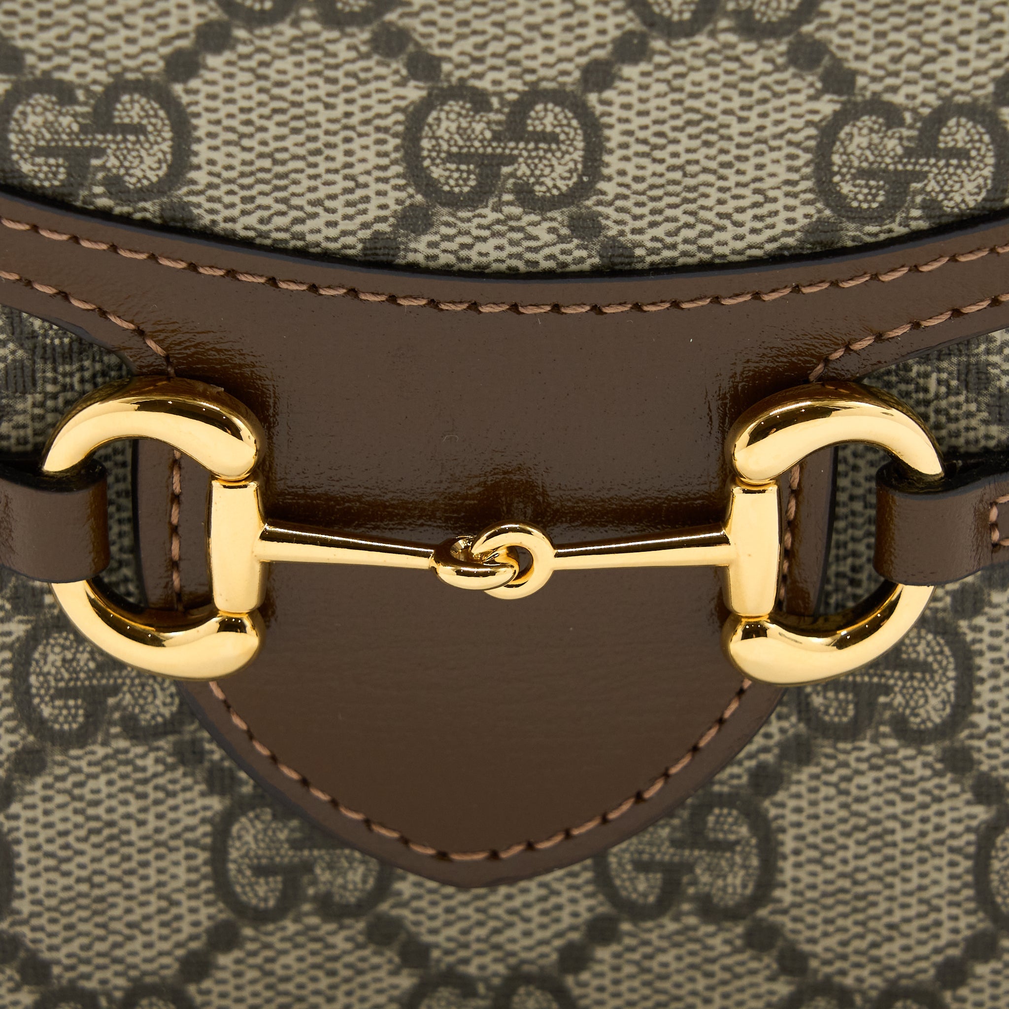 GUCCI HORSEBIT 1955 MINI BAG GG SUPREME GHW