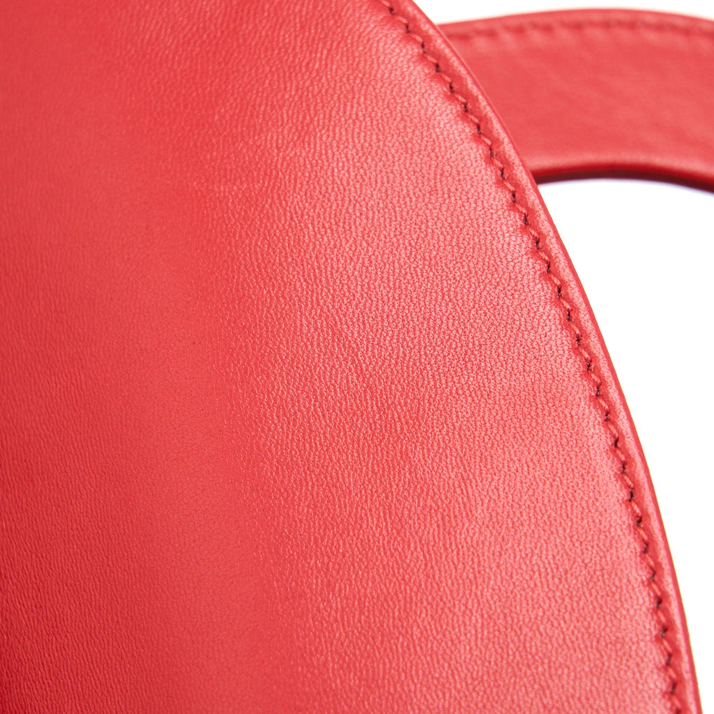 DIOR SMALL LADY DIOR BAG IN RED GHW