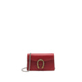 GUCCI SUPER MINI DIONYSUS CALFSKIN RED RUTHENIUM SHW