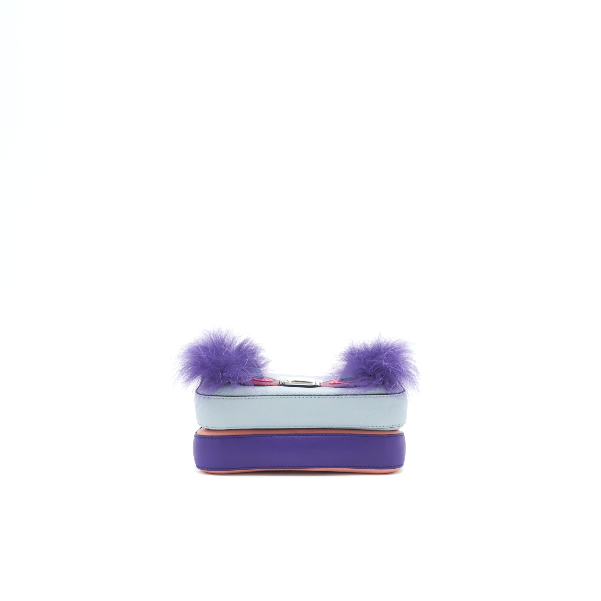 FENDI MICRO BAGUETTE MONSTER DOUBLE SIDED BAG MULTI COLOUR