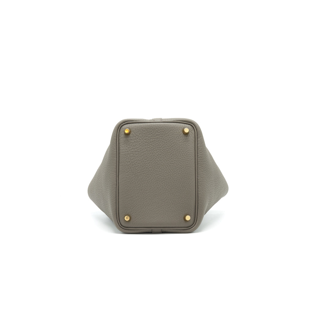 HERMES PICOTIN 18 GRIS ETAIN GHW