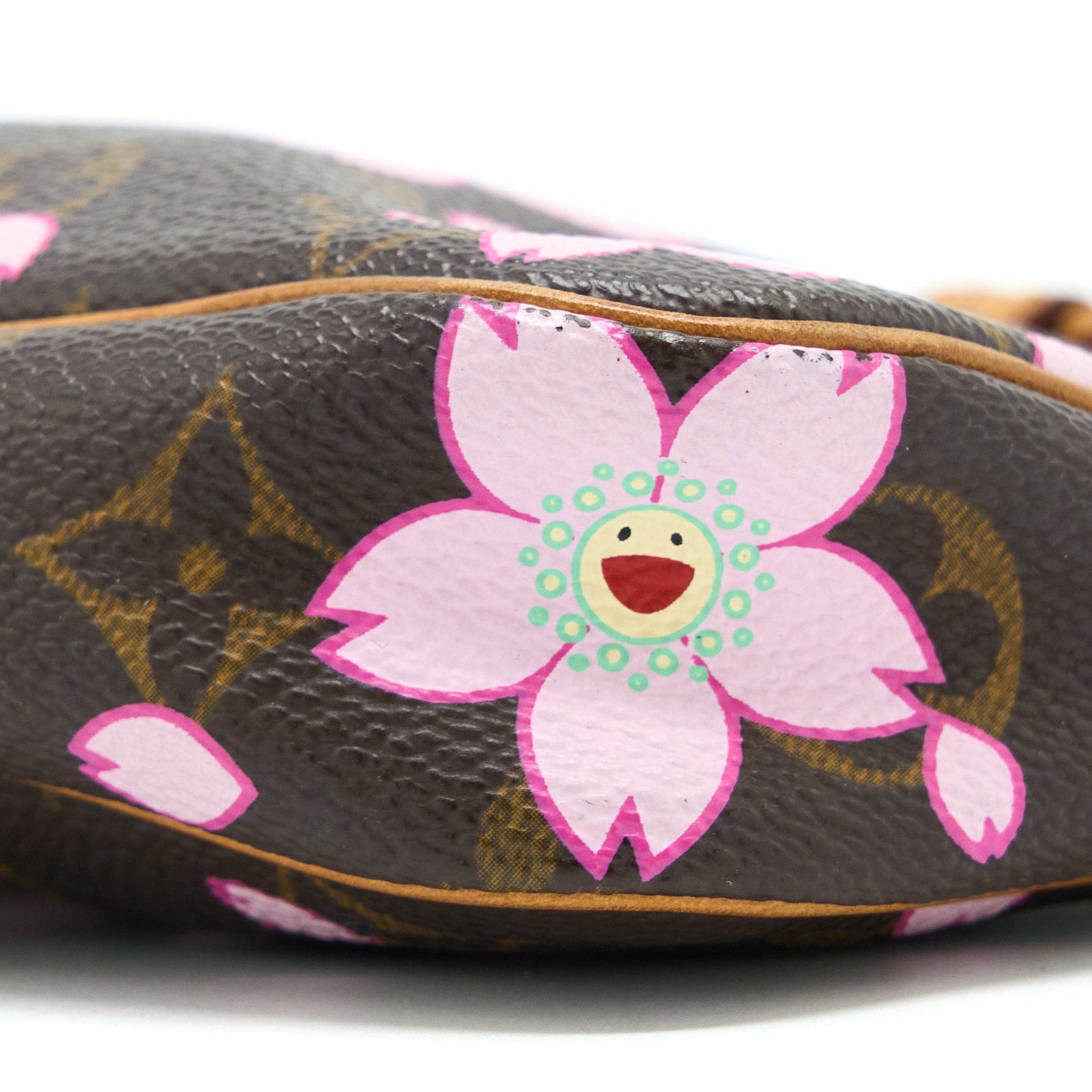 LOUIS VUITTON VINTAGE CHERRY BLOSSOM POCHETTE MONOGRAM CANVAS GHW