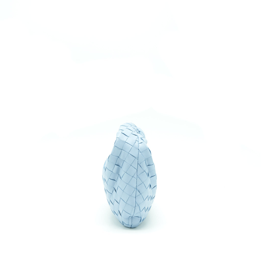 BOTTEGA VENETA MINI JODIE BAG LIGHT BLUE SHW
